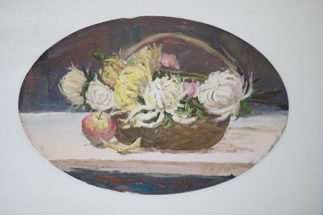 作品名称:《菊花》作者:王嘉曦 尺寸:20cm乘30cm
